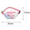 Kid Unicorn en peluche de taille crayon ceinture de taille fanny pack sac de plage étudiant adolescent sac à main sport unisexe gym