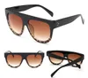 10st Summer Mens Stor ram Solglasögon, Fashion Trend Glasses Kvinnor Spots Tortoiseshelbeach Solglasögon Vindruta Solglasögon Gratis frakt