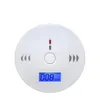 50pcs Analyzers Carbon Monoxide Detector Tester Poisoning CO Gas Sensor Alarm for Home Security Safety with Retail box Include 3pcs Battery SN984