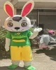 Mascot CostumeSaster Coelho Mascote Costume Bugs Bunny Hare Vestido Adulto Tamanho Completo Outfit Halloween Xmas Festa de Aniversário Parade Suits