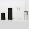 groothandel aluminium fijne mist facial fles zwart 5ml hervulbare mini-verstuiver parfum sprayflessen