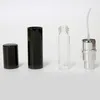 tom mini rese ficka påfyllningsbar aluminium tom parfym glas spray container flaskförpackning 5 ml atomizer skicka till havet