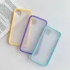 Wholesale Translucent Matte New Soft Phone Case Quality Anti-drop TPU PC Cover Shockproof Cases for iPhone 6/7/8/12/12 Pro/Mini