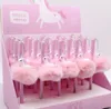 Różowy flamingo żel Pen Piękny plusz n jednorożca świnia świnia szkolna Pisanie dziewczyny prezenty Kawaii Neutral Pens School Supplies Pactionery A56957364175