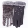 Snö mode vinter tjockna handskar utomhus varm1