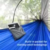 Hamac de camping portable en pop-up avec filet de moustique et abri solaire parachute swing hamacs de pluie hamac de pluie de camping y330e