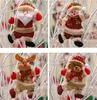 Natal Decoração de Natal não-tecido de suspensão Suspensos Boneca Feliz Natal Presentes para árvores de Natal Pingentes Dolls 4 Designs BT689