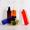 30 x 250 ml leere Spenderpumpe, farbige Kunststoffflasche, 250 ml, Kosmetikbehälter mit Lotion für Shampoo-Flasche, beste Qualität