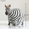 Zebra Statue Tier Figur Kreativität Stil Nordic Zubehör Dekor Home Haus Figuren Büro Dekoration Geschenk 201125