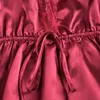 Plus Size Donna Babydoll Abito da notte Sexy Lace Sling Sleepwear Camicie da notte erotiche Profondo scollo a V Biancheria intima da notte 5XL 35 Y2004251848