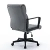 Amerikaanse voorraad commerciële meubels bureaustoel lente kussen midden achter uitvoerende bureau stoel stoel met PP armen 360 draaibare taakstoelen A29