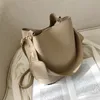 Borse a tracolla Borsa a secchiello grande tote femminile casual semplice 2021 Borsa a tracolla da donna in pelle di qualità Borsa ad alta capacità Messenger248N