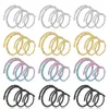 Stainless Steel Body Piercing Nose Ring Hoop Hemp Rope Colorful Nose Hoops For Men and Women