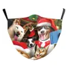 DHL 2020 Designer Visage Adultes Lavable Masque buccal confortable Animaux Chats Chiens Noël Protection réglable 3023706