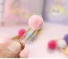 Donne Ragazza Colore caramella Pom Ball Clip per archiviazione di carta Note Decorazione Segnalibro fai da te Raccoglitore in metallo Clip Nota Lettera ClipPins LLS769-WLL