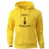 Rolig Cactus Rör inte mig Crewneck Tracksuit Mäns Harajuku Streetwear Märke Hoodies Vinter Höst Toppar Sweatshirts Pullovers H1227