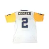 Custom Amari Cooper 2# High School Football Jersey Ed White Any Names Number Size S-4xl Top Quality