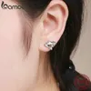 Oryginalny 100% 925 Sterling Silver Animal Cute Koala Bear Studs For Women Sterling Srebrna biżuteria Prezent SCE381 200923