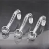 Cheapest High Quality Glass Oil Burner Pipe Smoking Pipes 10mm 14mm 18mm Male for Dab Rig Water Bubbler Bong Adapter Bent Banger Nails Dabbler Tools