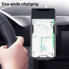 Q12 QI support de chargeur de téléphone de voiture universel charge rapide balle évent support de Navigation sans fil pour Samsung iPhone