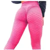 Sexig Yoga Byxor Fitness Sport Leggings Jacquard Sports Leggings Kvinna Running Byxor Hög midja Yoga Tight Sports Byxor WXY108