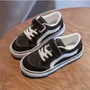 Barn mode sneakers vår / höst pojkar tjejer kanfas skor barn casual tränare toddler baby skor