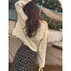 MISHOW Autumn Cardigan For Women Hollow Out Fashion Slim Sweater Casual Long Sleeve Clothing MX20C5287 201203