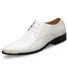 Sapatos de couro com patente de qualidade para homens