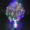 Led lampor ballonger nattbelysning bobo boll transparent färg dekoration ballong bröllop dekorativa ljusa lättare ballonger med 2346