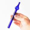 Mini collettore di nettare colorato con collettore di nector da 6 pollici Vetro Dab Cannuccia Dritto Dab Tube Accessori per fumatori Tubo di vetro dab rig olio