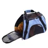 折りたたみペットキャリアバッグ携帯用ナップスック柔らかいスラン犬輸送屋外バッグファッション犬のバスケットハンドバッグ