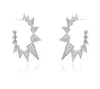 Stud Diamond circulaire petit cerceau boucles d'oreilles coniques mode créateur de luxe exagéré boucles d'oreilles élégantes bijoux pour filles femmes cadeau R230619
