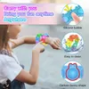 Pasqua Bambini Arcobaleno Tie-dye Push Poppers Bolle Braccialetto Giocattoli Decompressione Press Bubble Silicone Ansia Sollievo dallo stress Pioneer Rabbit Wristband Games T38HDOV