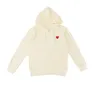 Designer de moda Big Love Love Heart Capuz Jaqueta de zíper moles moletom molho de estilo solto de moda maré de inverno pullover homme roupas