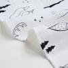 Couverture de bébé en bambou de coton Soft Muslin Swaddle Wrap Bebe multi-usage Big Couverture de couche bébé serviette de bain poussette enfants accessoires LJ201014