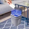 Intelligent papperskorgen kan automatisk säte skräp elektrisk avfall bin hem skräp för sovrum kök badrum sopor 211222