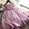 Spring Autumn Long Sleeves Children Girl Dresses Casual School Dress for Girls Fancy Dress Kids Girl Party Wear Clothing 3 8T LJ200923