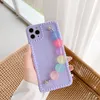 Fresh Korea cases Cute Candy Color Love heart Bracelet Phone cases for iphone 14 13 12 mini X XR XS 11pro MAX 7 8 plus back soft c2222948