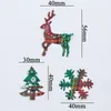 50Pcslot Christmas Cloth Fabric Deer Tree Snowflake Applique for Party Ornament Crafts DIY Clothes Hat Gloves Decor Patches C21 Y201020