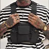 Functioneel Tactisch Borst Rig Tas Voor Unisex Fashion Bullet Hip Hop Vest Streetwear Heuptas Dames Zwart YB415 220218292V