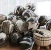 Agate Monochrome Color Cloud Marble Balloon Party Decoration Особенности Особенности Краска Воздушные шары Круглое стекло Его можно использовать в качестве запуска шелкового экрана