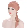 Moslim Tulband Hoed voor vrouwen Pre-Tied Chemo Mutsen Caps Bandana Headscarf Head Wrap voor Kanker Haaraccessoires