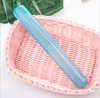 Tandborste resefall plastbehållare tandborste rörlåda transparent färgglada reseförvaringslådor Tillbehör Rektangelboxar LSK2023
