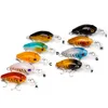 45mm 35g Crank Hook Hard Baits Lures 10 Treble Hooks 9 Colors Mixed Plastic Fishing Gear 9 Pieces lot WHB59730070