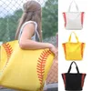 Foldable Shopping Bag Printed Portable Handbags Baseball Tote Softball Basketball Football Volleyball Canvas Bags 8 Style GGB2241