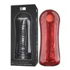 NXY Sex Men Masturbators 10 Vibratiemodi Mannelijke Masturbator Elektrische Masturberen Cup Pocket Vibrerend Speelgoed voor 68UD 1222