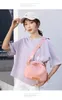 Summer small fresh womens one shoulder messenger bag lightweight nylon diagonal shell bags