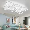 Plafoniere Lampade a LED semplici Casa per soggiorno Camera da letto Sala da pranzo Illuminazione interna moderna Apparecchio in ferro acrilico