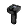 FM X8 Sändare Aux Modulator Bluetooth Handsfree Car O Mp3 Player med 3.1A Snabbladdning Dual USB Car Charger3271915