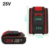 Original Electric Drill Liion Battery 25v 21v 16.8v 12v Rechargeable Cordless Screwdriver Lithium For Power Tool Y200321